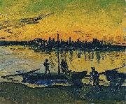 Vincent Van Gogh Downloaders in Arles France oil painting artist